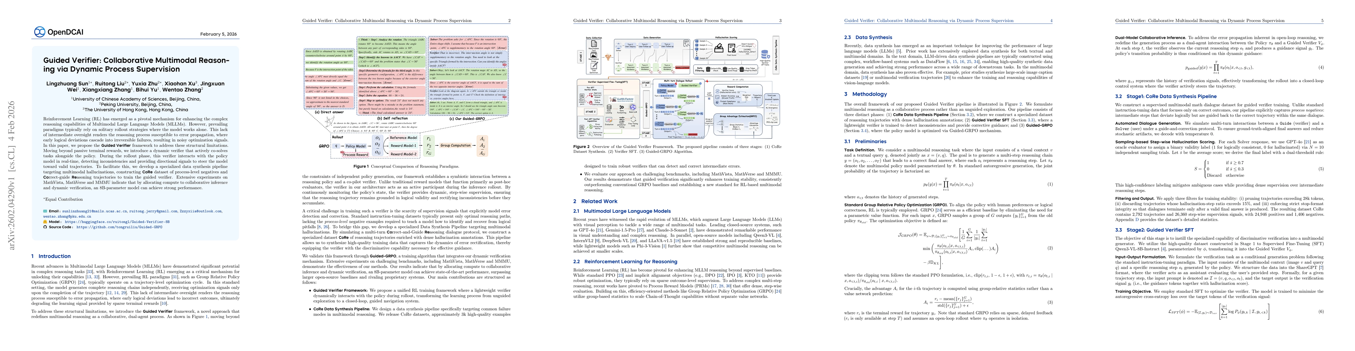 Thumbnail for Guided Verifier: Collaborative Multimodal Reasoning via Dynamic Process Supervision