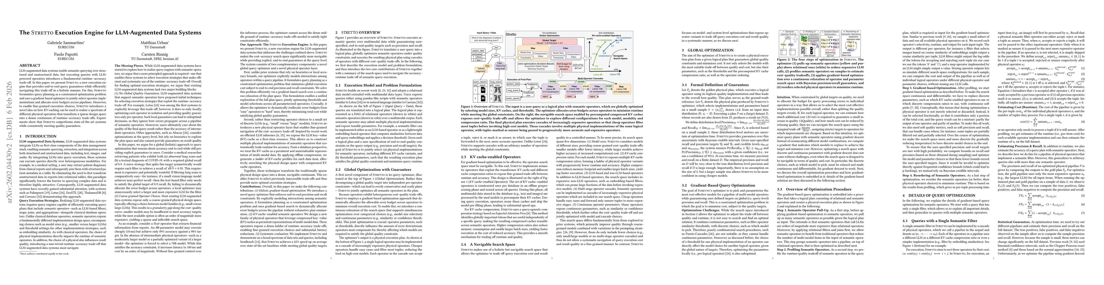 Thumbnail for The Stretto Execution Engine for LLM-Augmented Data Systems