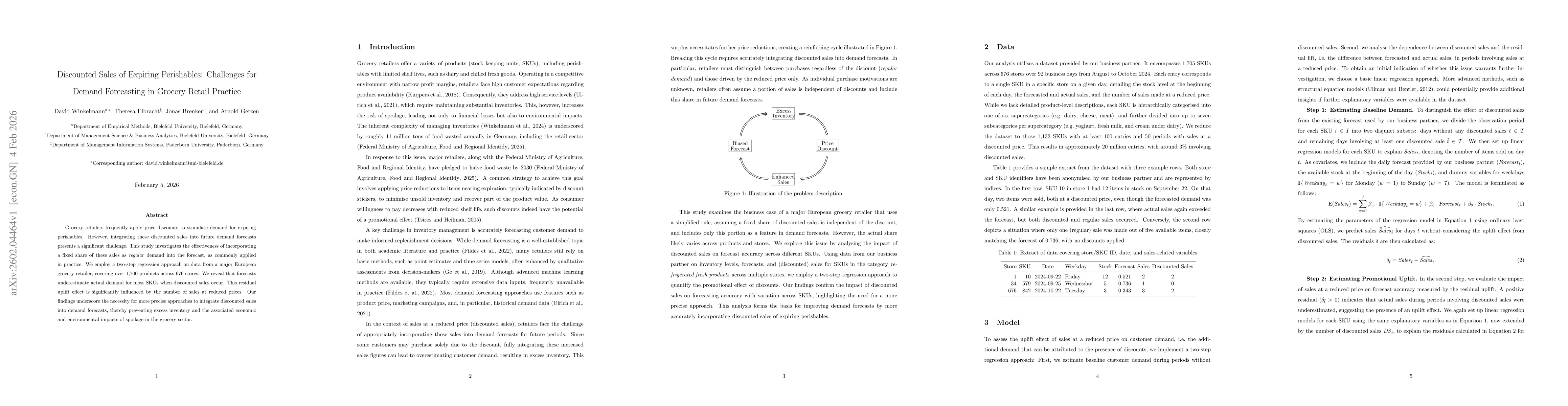 Thumbnail for Discounted Sales of Expiring Perishables: Challenges for Demand Forecasting in Grocery Retail Practice