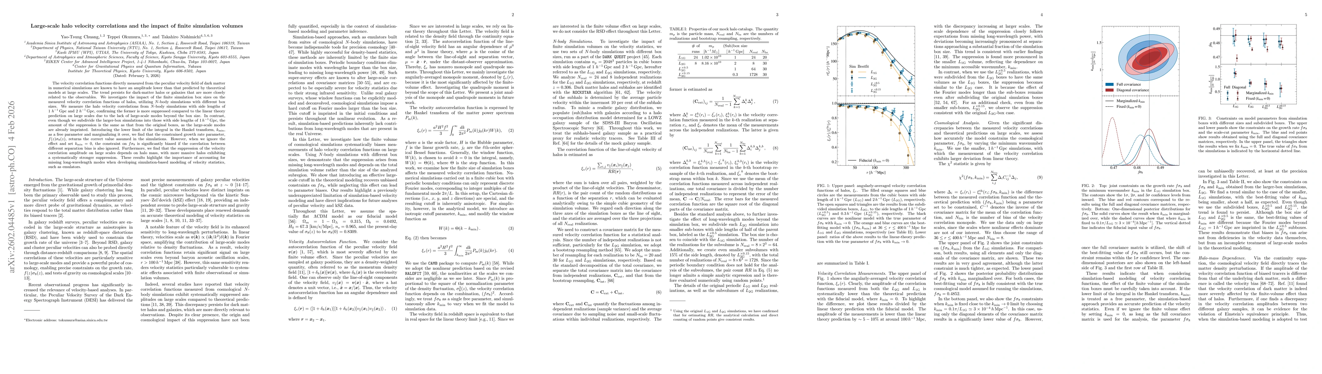 Thumbnail for Large-scale halo velocity correlations and the impact of finite simulation volumes