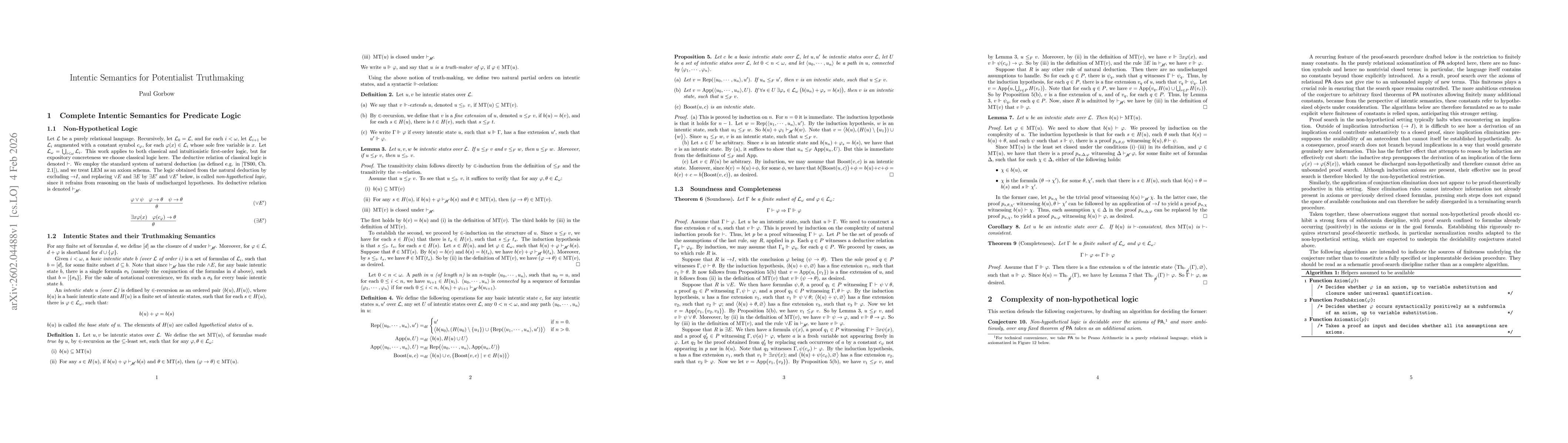 Thumbnail for Intentic Semantics for Potentialist Truthmaking