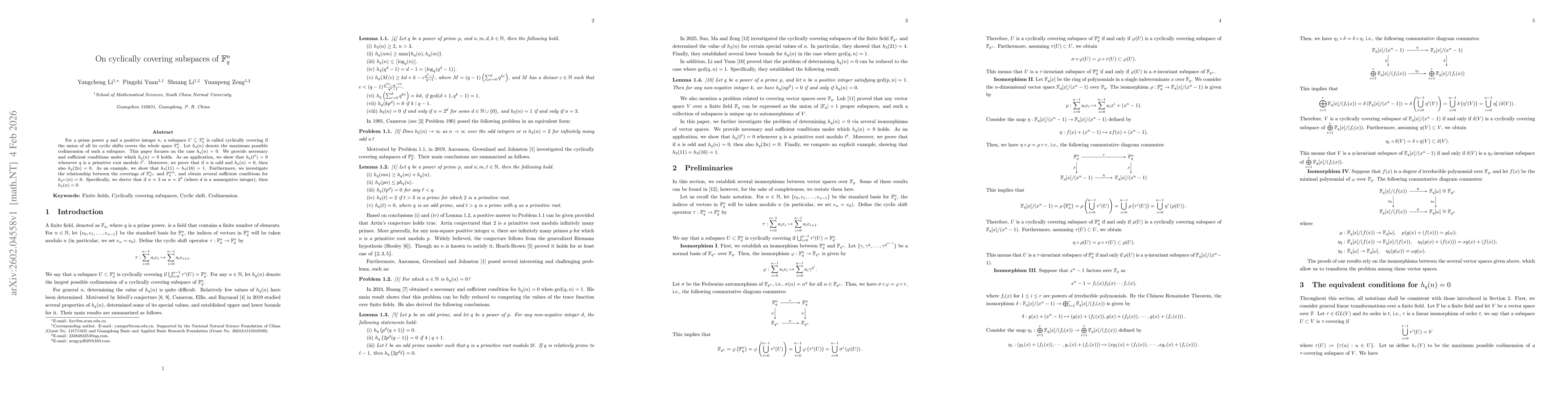 Thumbnail for On cyclically covering subspaces of $\mathbb{F}^n_q$