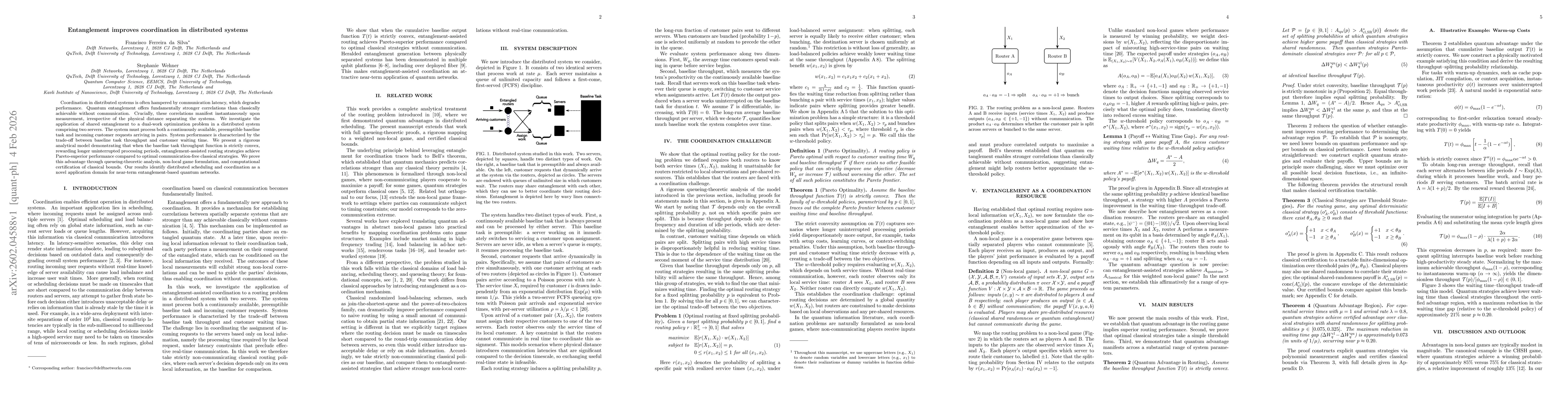 Thumbnail for Entanglement improves coordination in distributed systems