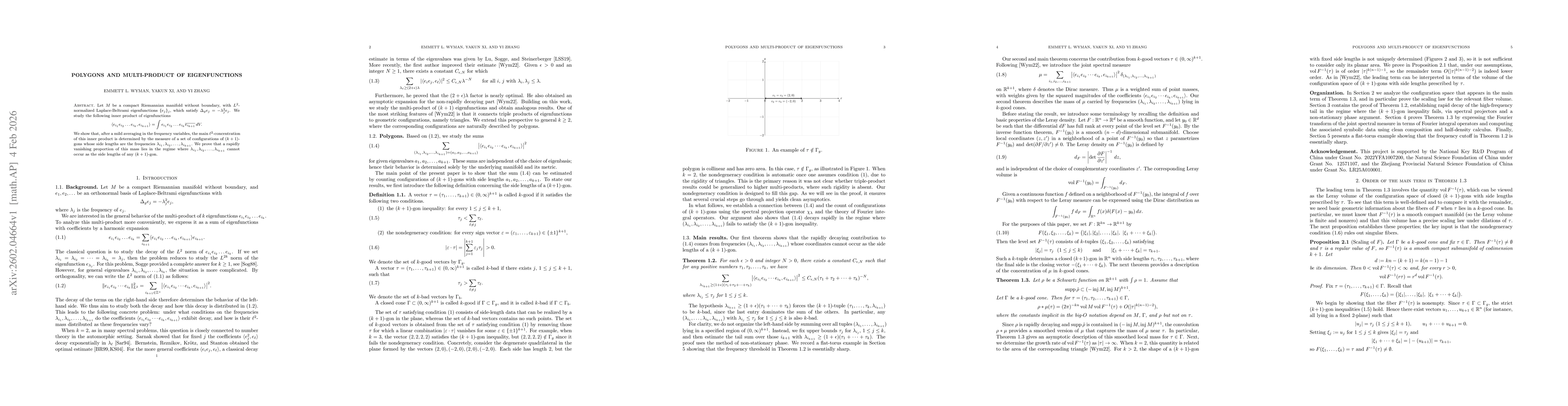 Thumbnail for Polygons and multi-product of eigenfunctions