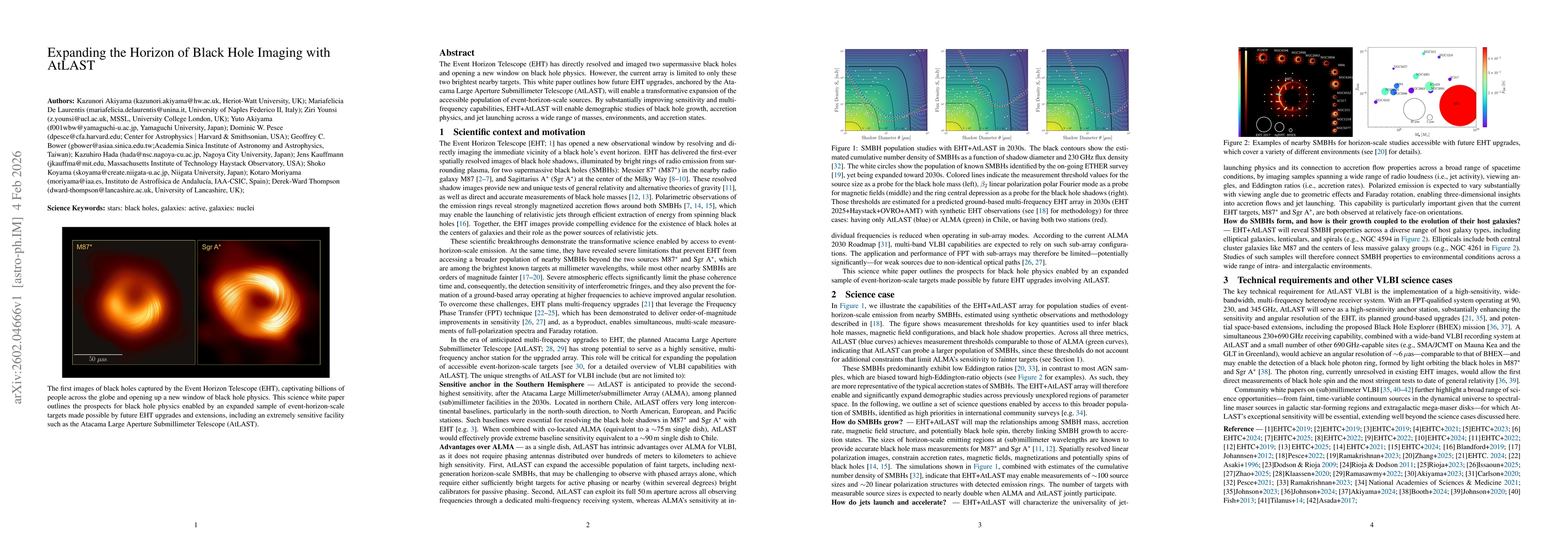 Thumbnail for Expanding the Horizon of Black Hole Imaging with AtLAST