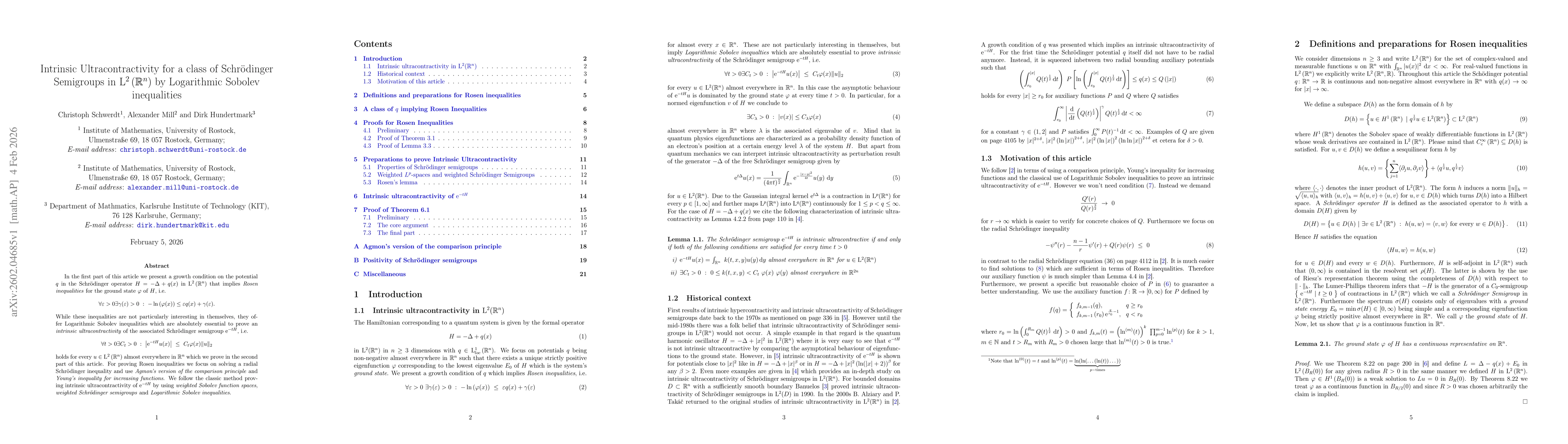 Thumbnail for Intrinsic Ultracontractivity for a class of Schroedinger Semigroups in $L^{2}(\mathbb{R}^{n})$ by Logarithmic Sobolev inequalities