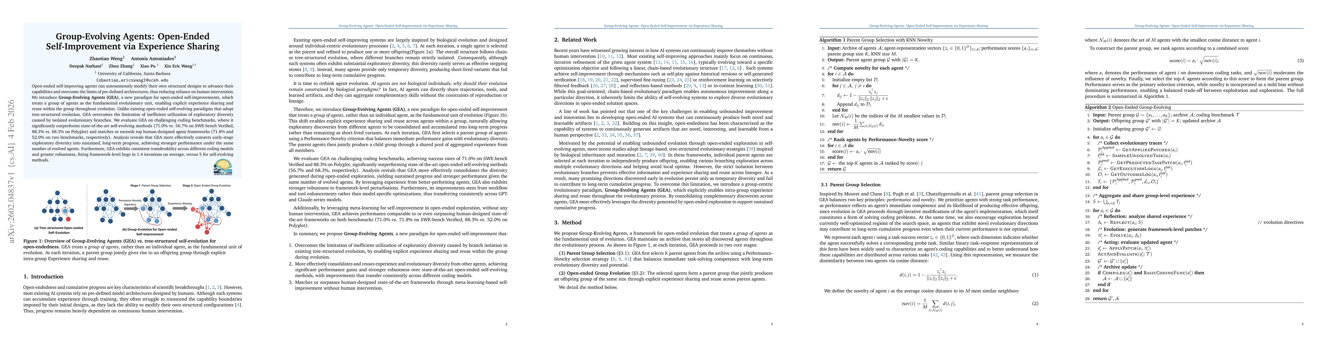 Thumbnail for Group-Evolving Agents: Open-Ended Self-Improvement via Experience Sharing