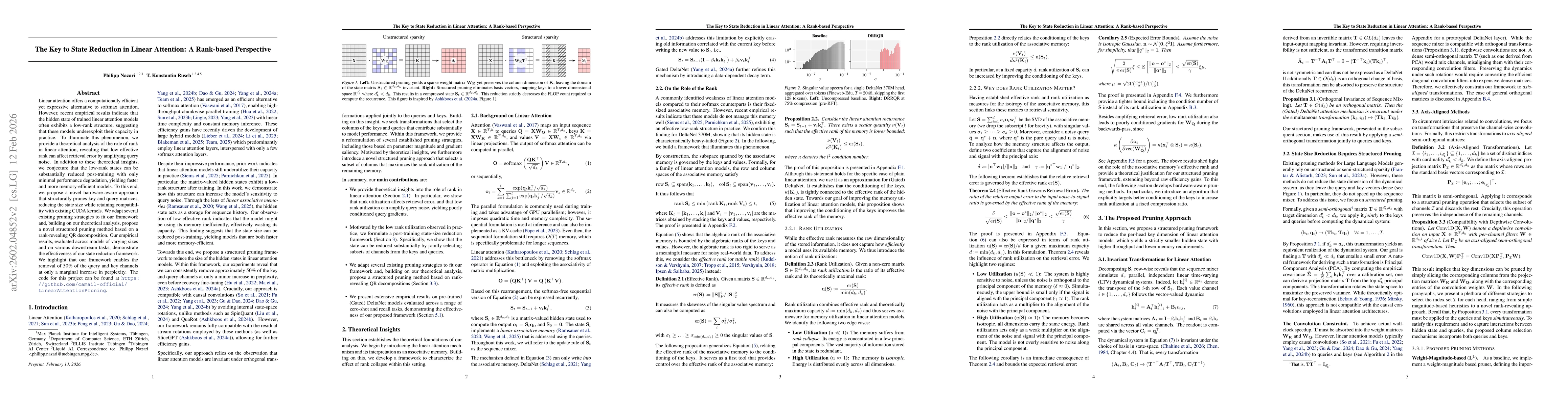 Thumbnail for The Key to State Reduction in Linear Attention: A Rank-based Perspective