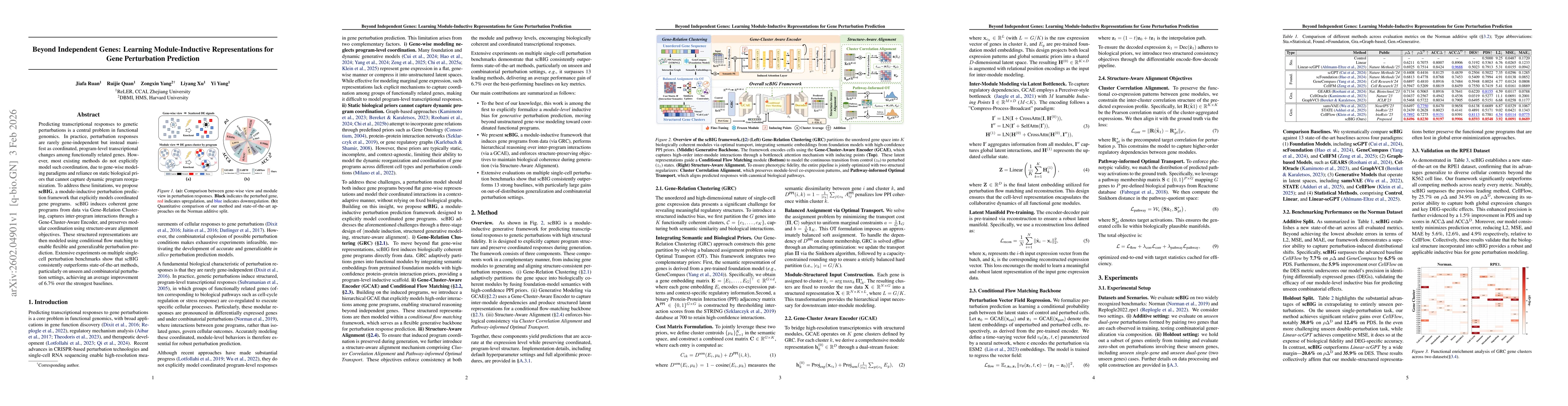 Thumbnail for Beyond Independent Genes: Learning Module-Inductive Representations for Gene Perturbation Prediction