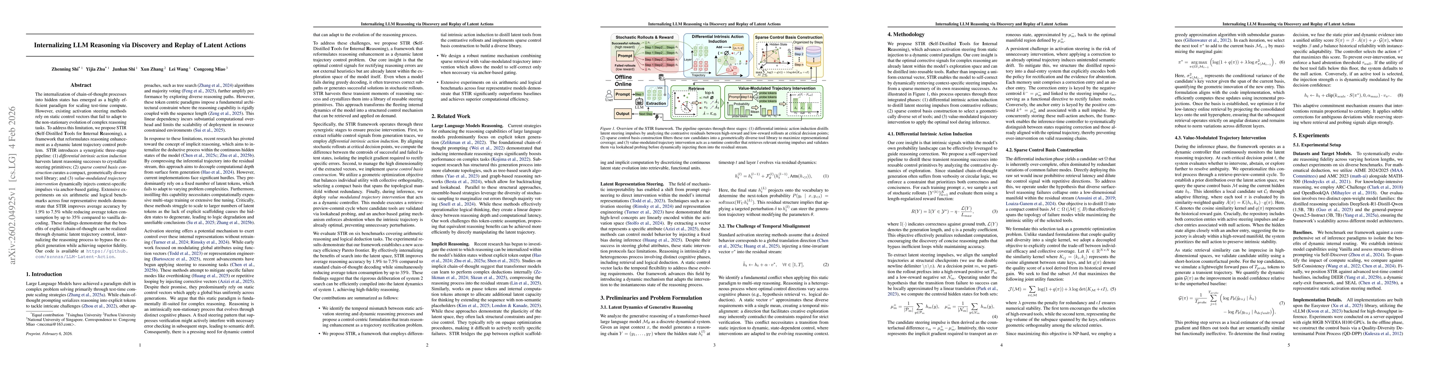 Thumbnail for Internalizing LLM Reasoning via Discovery and Replay of Latent Actions