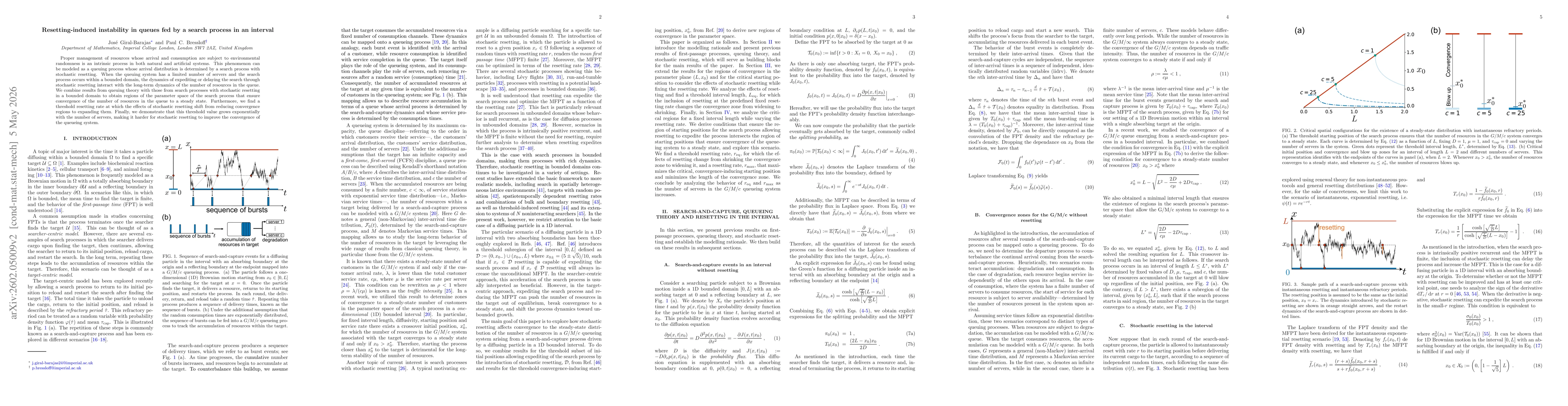 Thumbnail for Instability of G/M/c queues under stochastic resetting in the interval