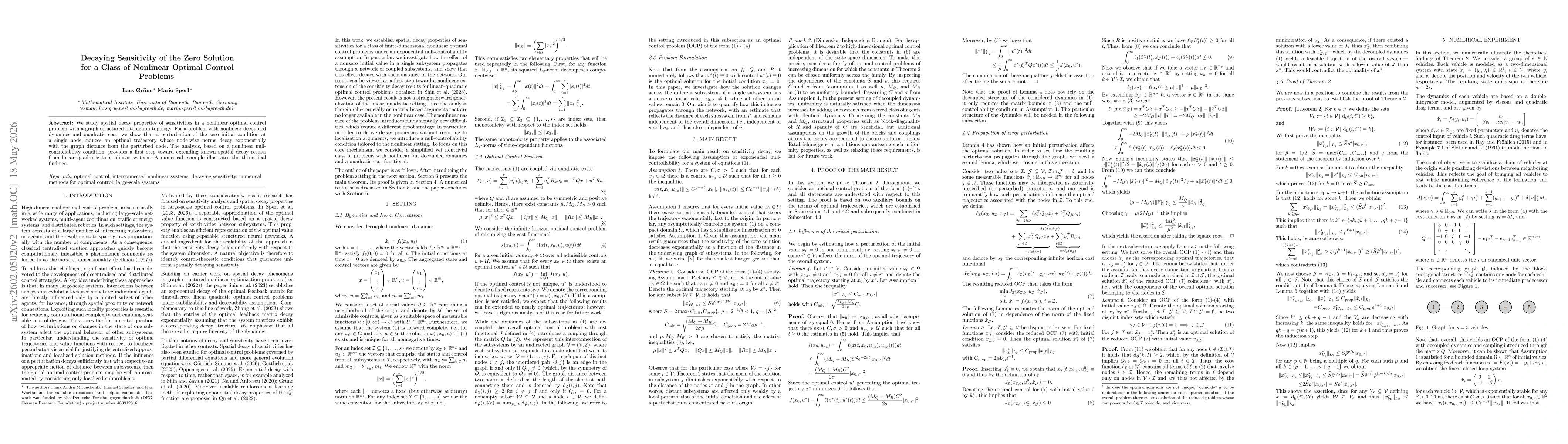 Thumbnail for Decaying Sensitivity of the Zero Solution for a Class of Nonlinear Optimal Control Problems