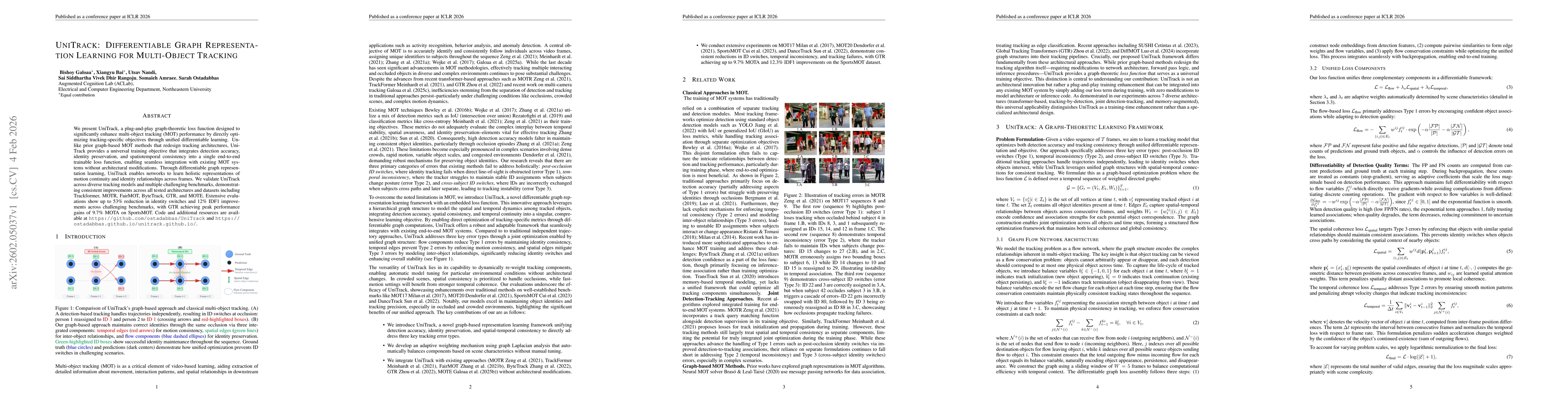 Thumbnail for UniTrack: Differentiable Graph Representation Learning for Multi-Object Tracking