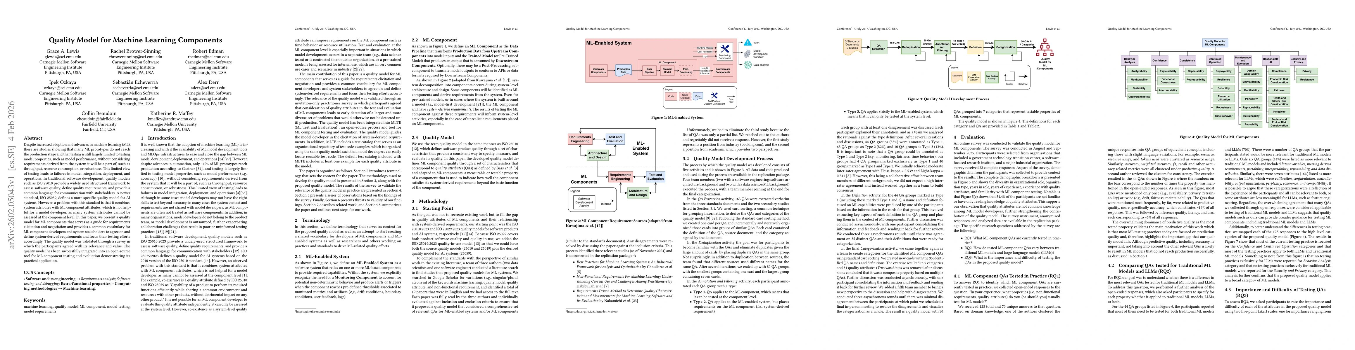 Thumbnail for Quality Model for Machine Learning Components