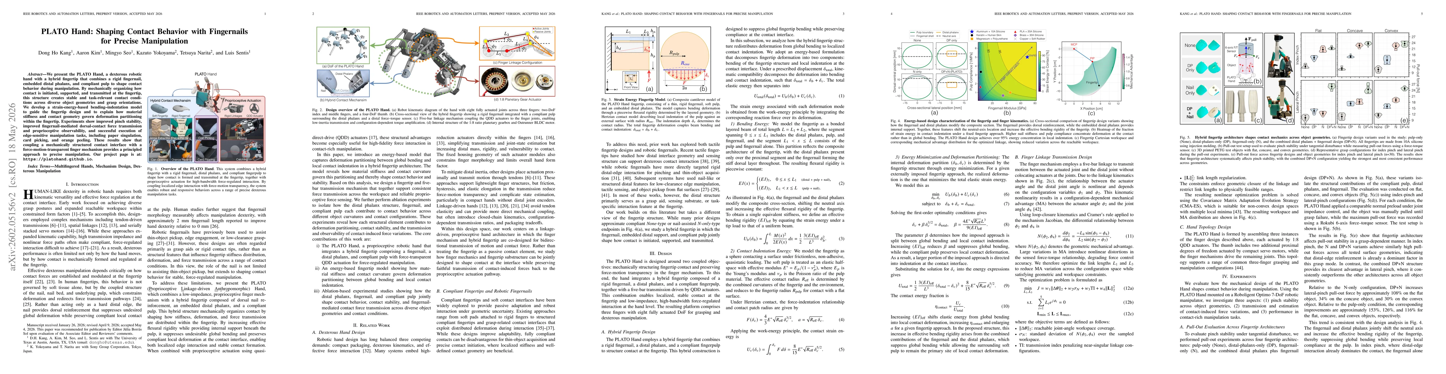 Thumbnail for PLATO Hand: Shaping Contact Behavior with Fingernails for Precise Manipulation