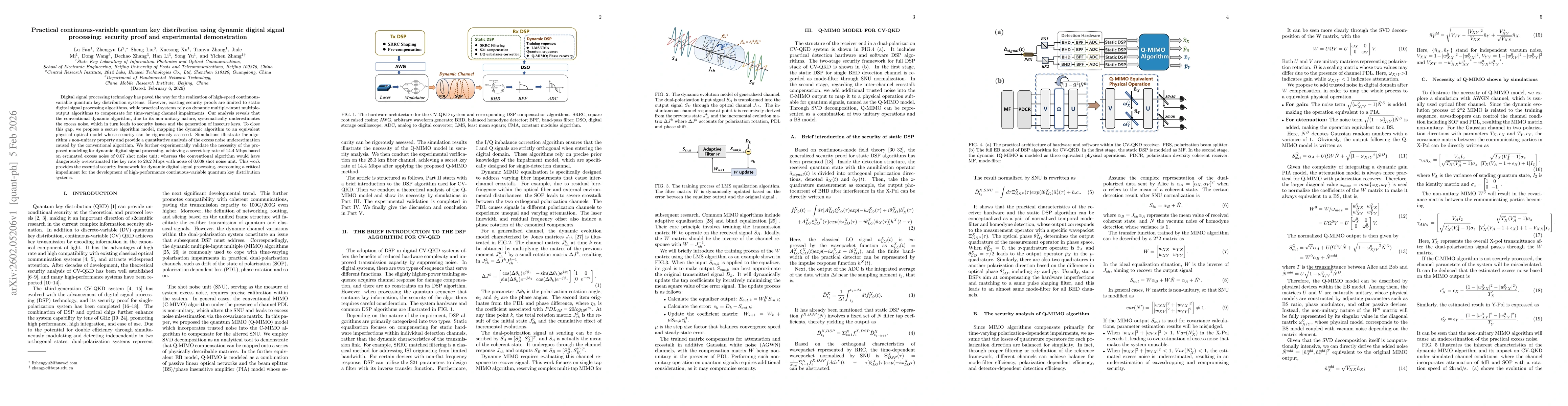 Thumbnail for Practical continuous-variable quantum key distribution using dynamic digital signal processing: security proof and experimental demonstration