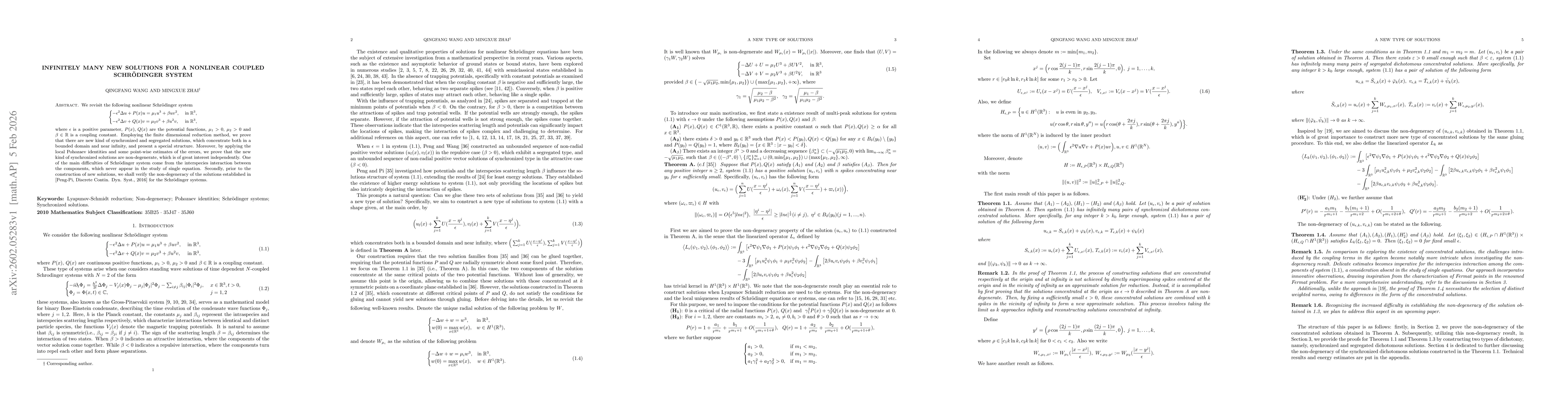 Thumbnail for Infinitely many new solutions for a nonlinear coupled Schrödinger system