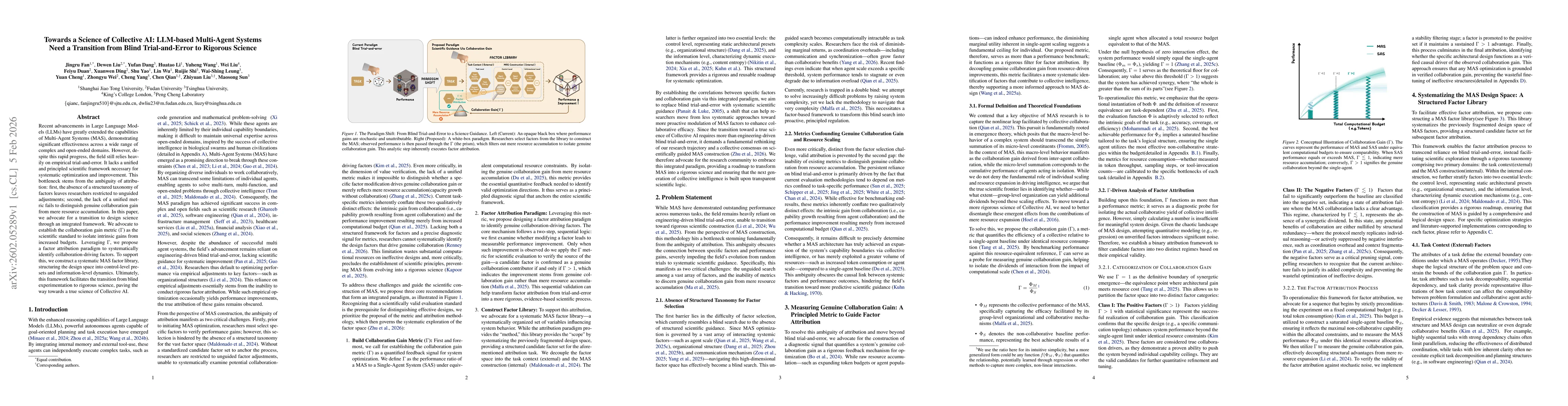 Thumbnail for Towards a Science of Collective AI: LLM-based Multi-Agent Systems Need a Transition from Blind Trial-and-Error to Rigorous Science
