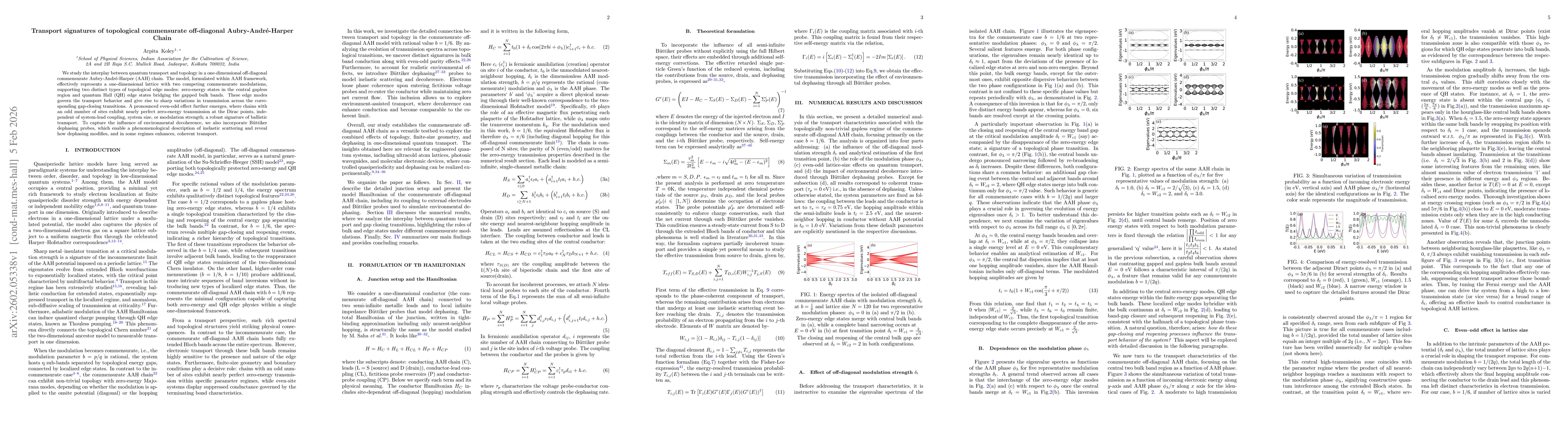 Thumbnail for Transport signatures of topological commensurate off-diagonal Aubry-André-Harper chain