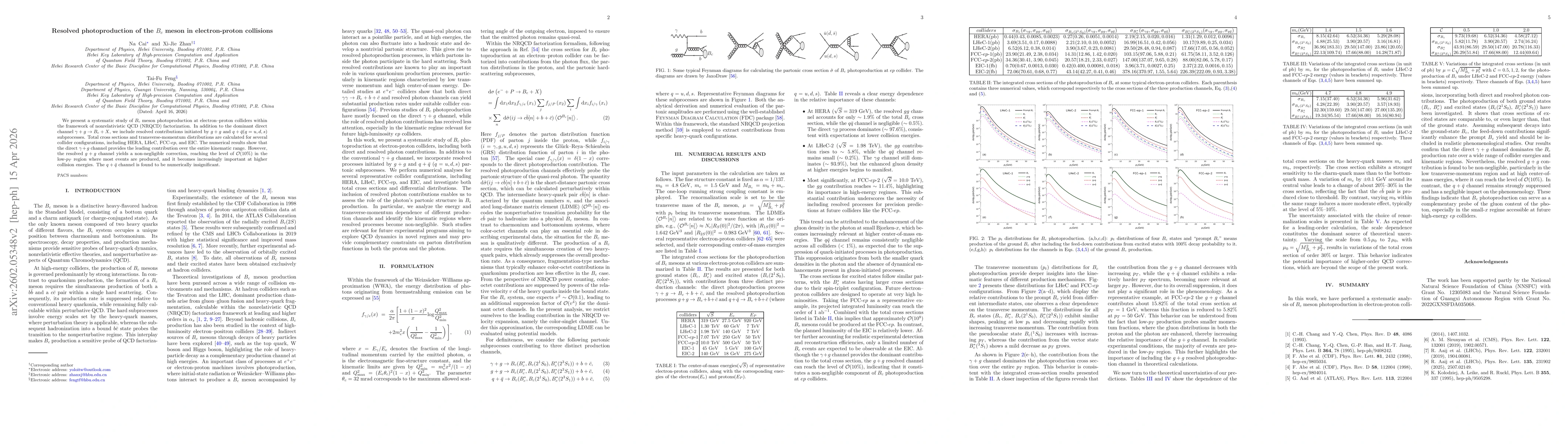 Thumbnail for Resolved photoproduction of the $B_c$ meson in electron-proton collisions
