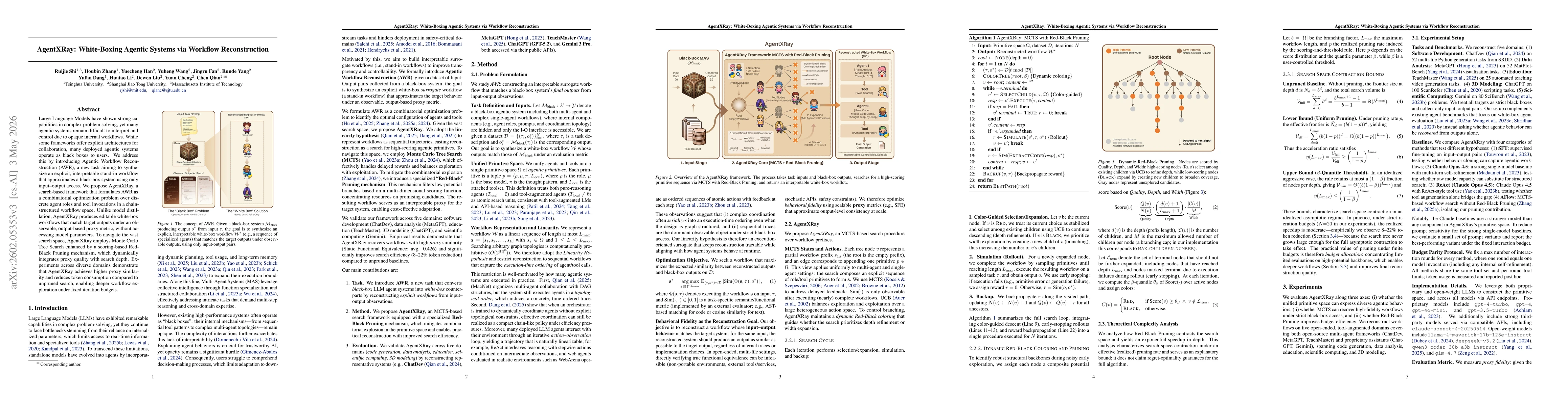 Thumbnail for AgentXRay: White-Boxing Agentic Systems via Workflow Reconstruction