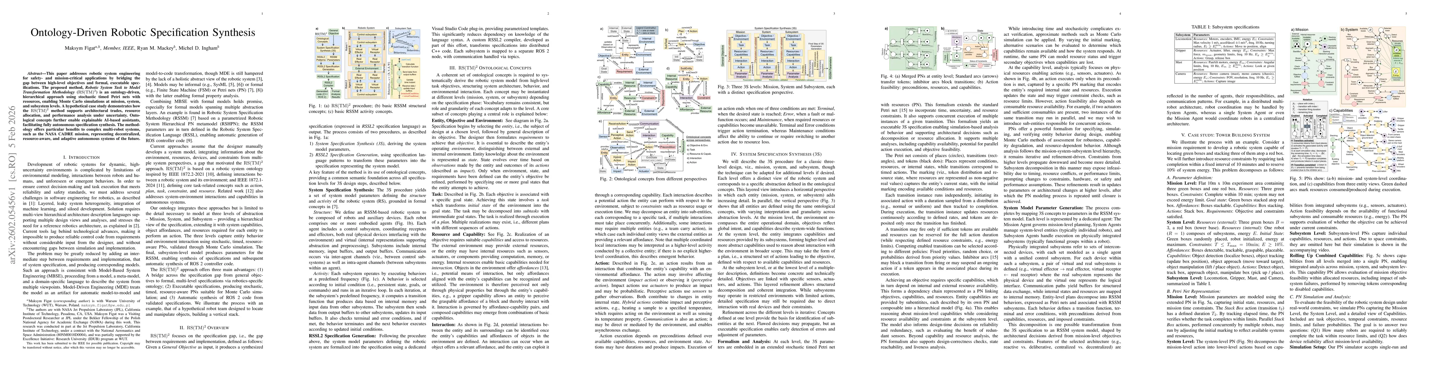 Thumbnail for Ontology-Driven Robotic Specification Synthesis