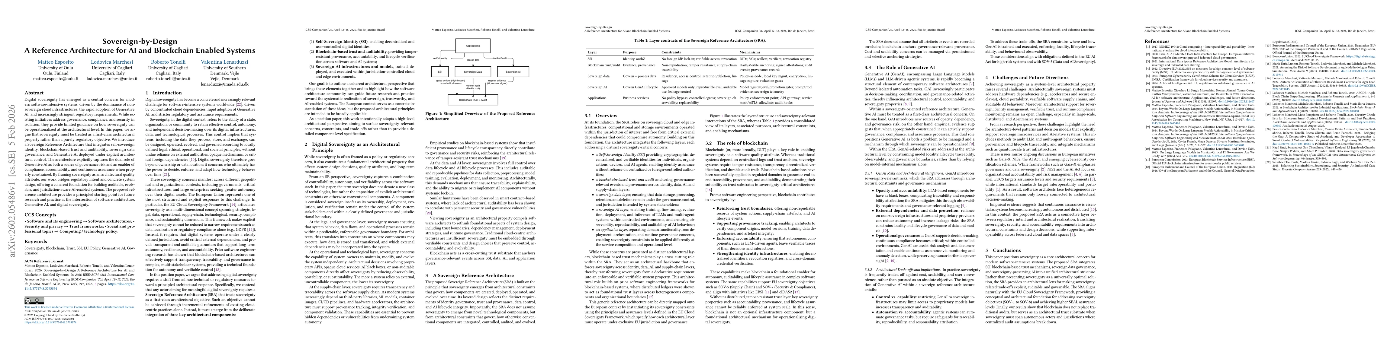 Thumbnail for Sovereign-by-Design A Reference Architecture for AI and Blockchain Enabled Systems