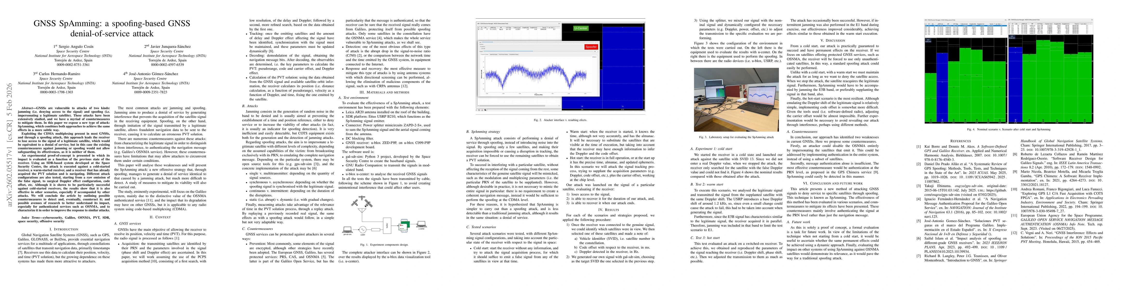 Thumbnail for GNSS SpAmming: a spoofing-based GNSS denial-of-service attack