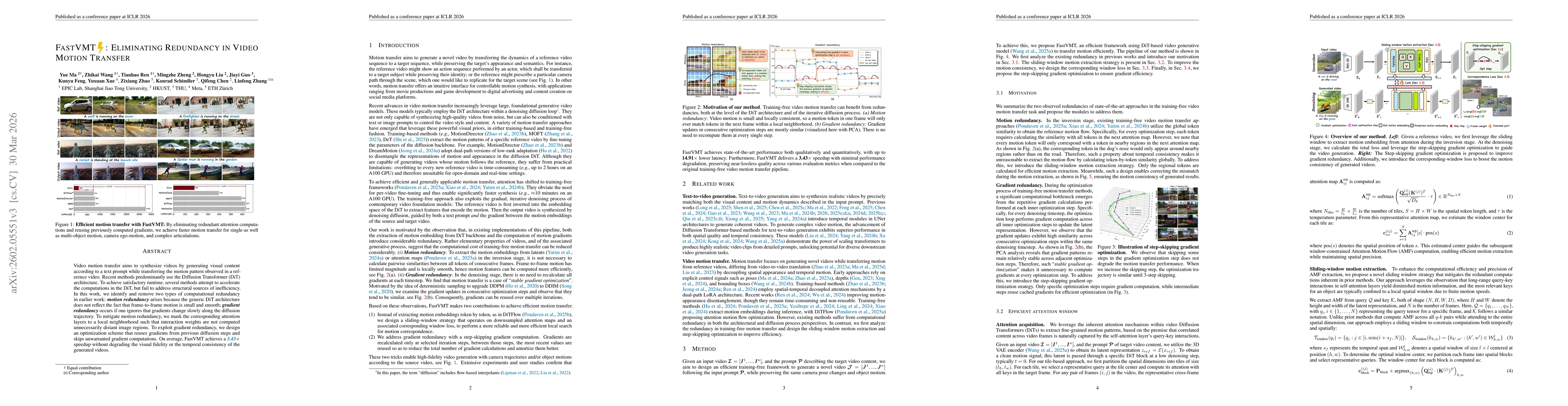 Thumbnail for FastVMT: Eliminating Redundancy in Video Motion Transfer