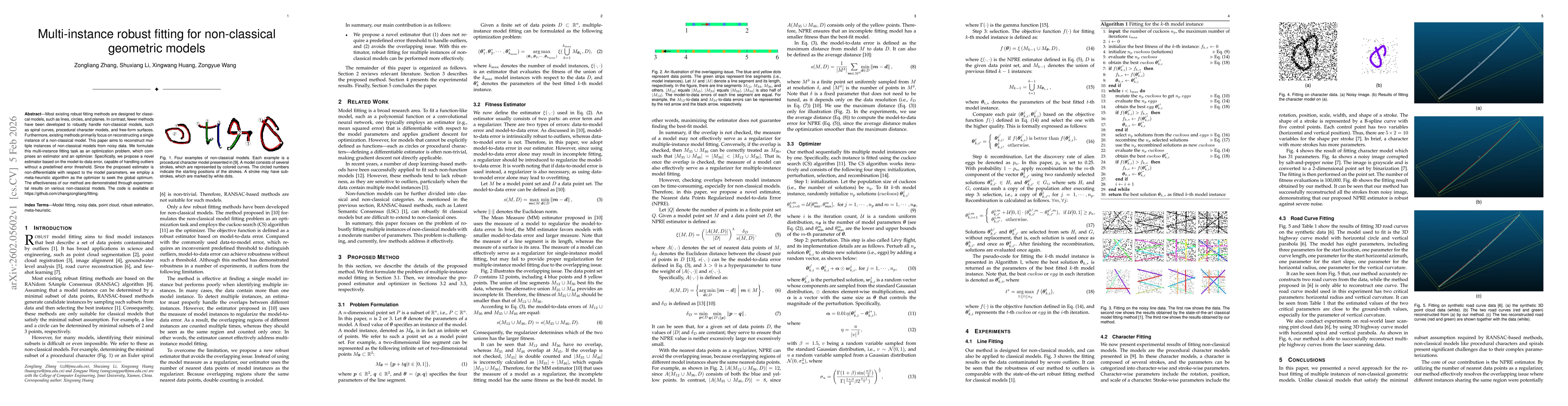 Thumbnail for Multi-instance robust fitting for non-classical geometric models