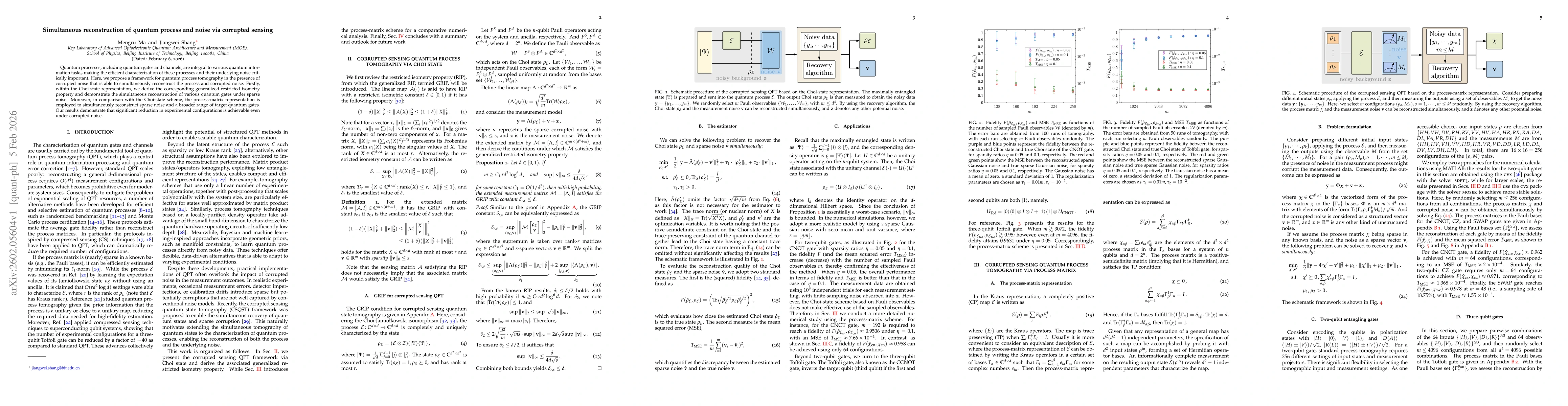 Thumbnail for Simultaneous reconstruction of quantum process and noise via corrupted sensing