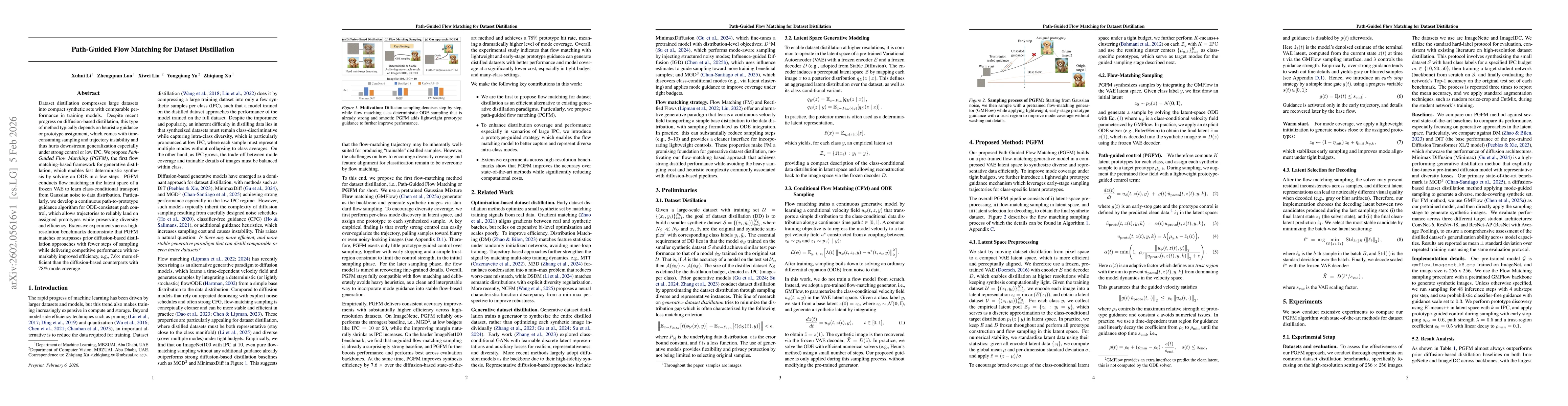 Thumbnail for Path-Guided Flow Matching for Dataset Distillation