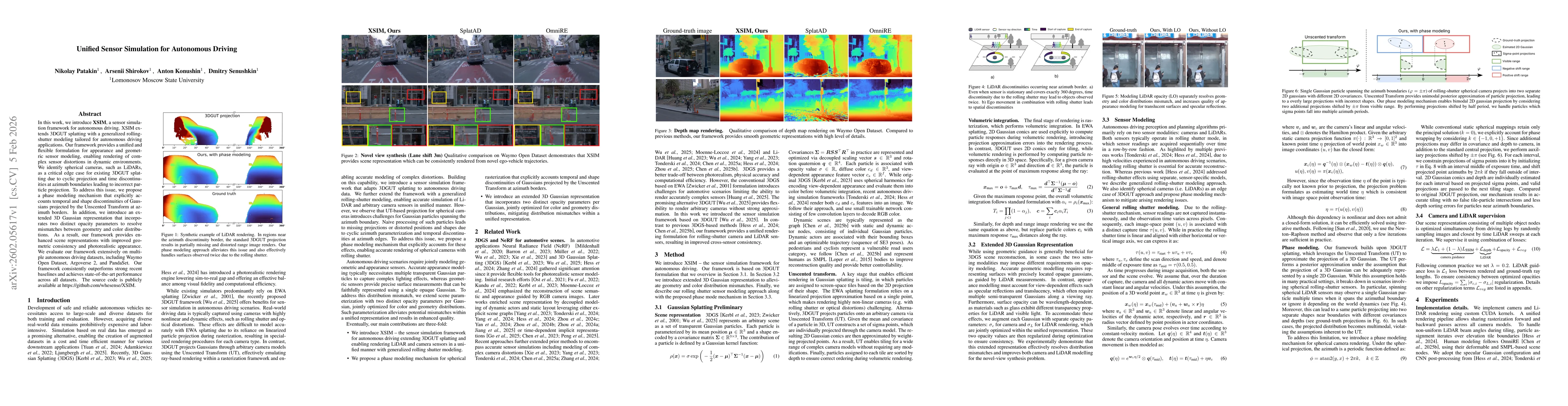 Thumbnail for Unified Sensor Simulation for Autonomous Driving