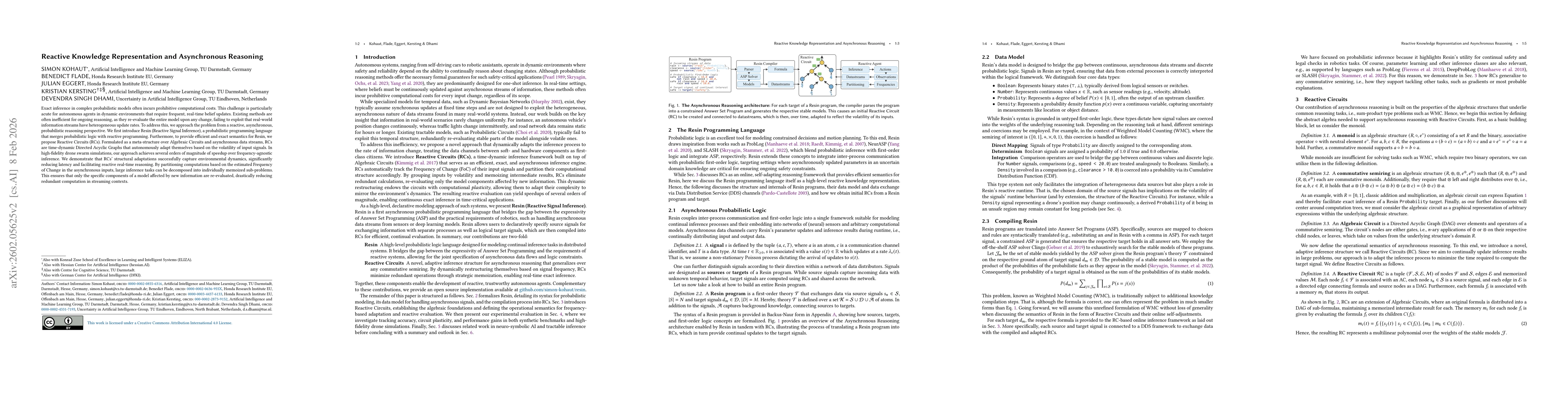 Thumbnail for Reactive Knowledge Representation and Asynchronous Reasoning