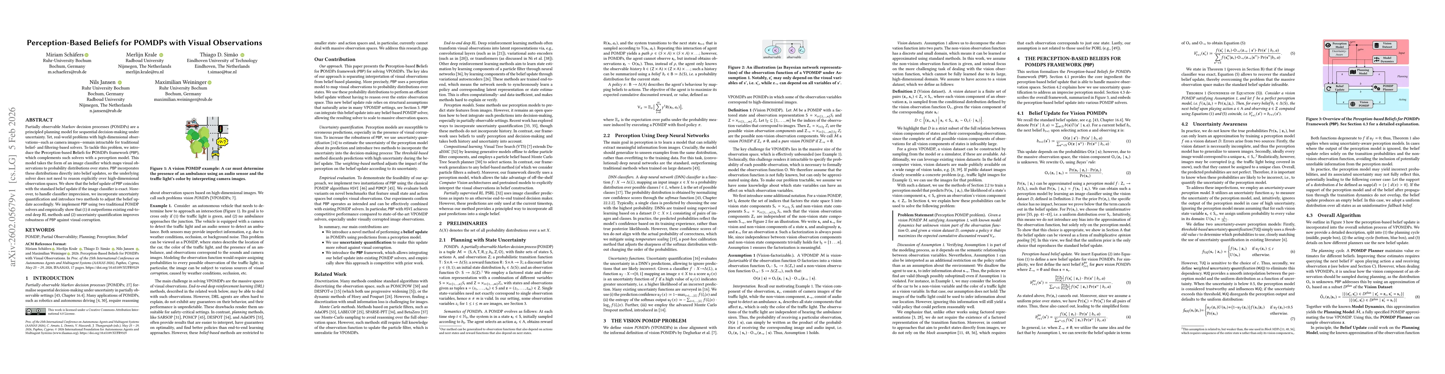 Thumbnail for Perception-Based Beliefs for POMDPs with Visual Observations