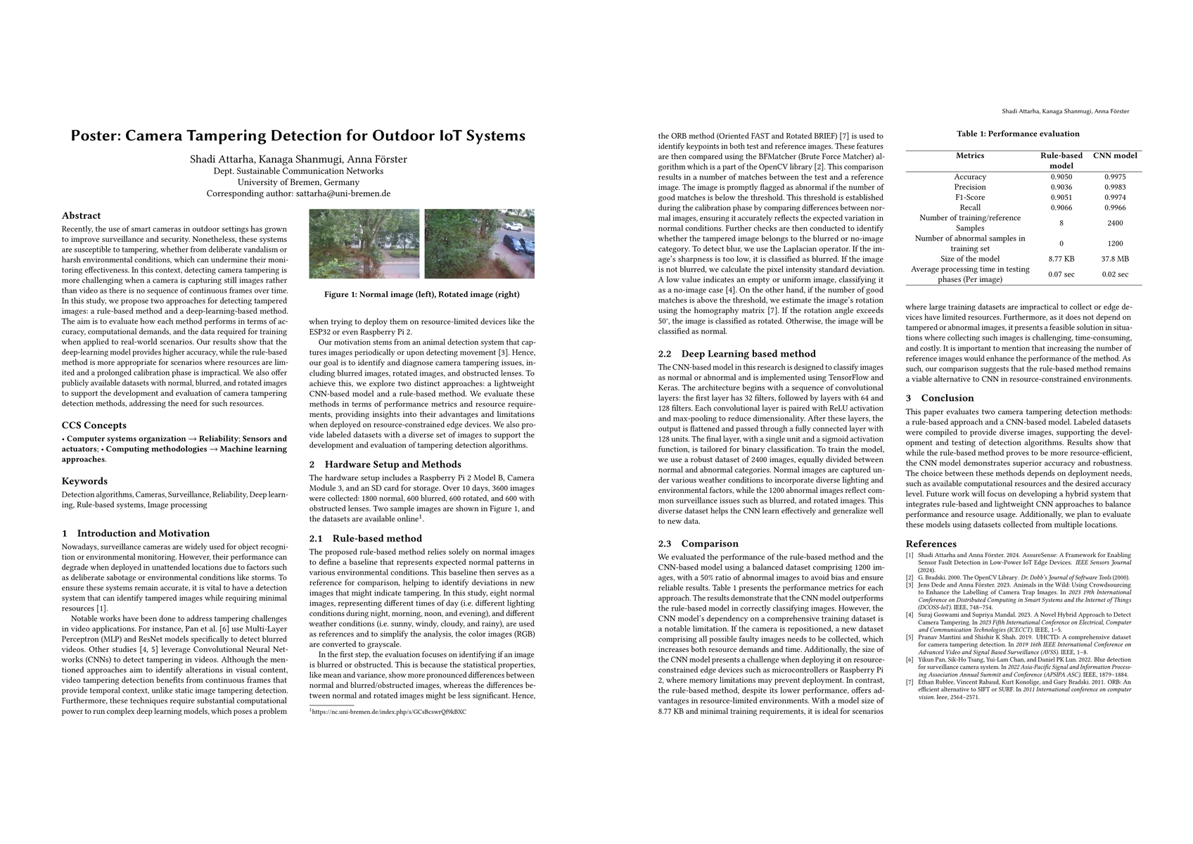 Thumbnail for Poster: Camera Tampering Detection for Outdoor IoT Systems