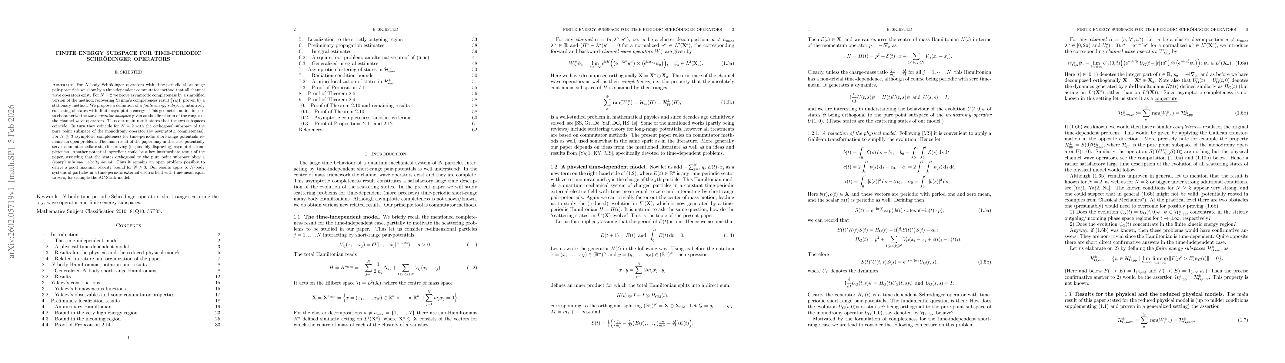 Thumbnail for Finite energy subspace for time-periodic Schrödinger operators