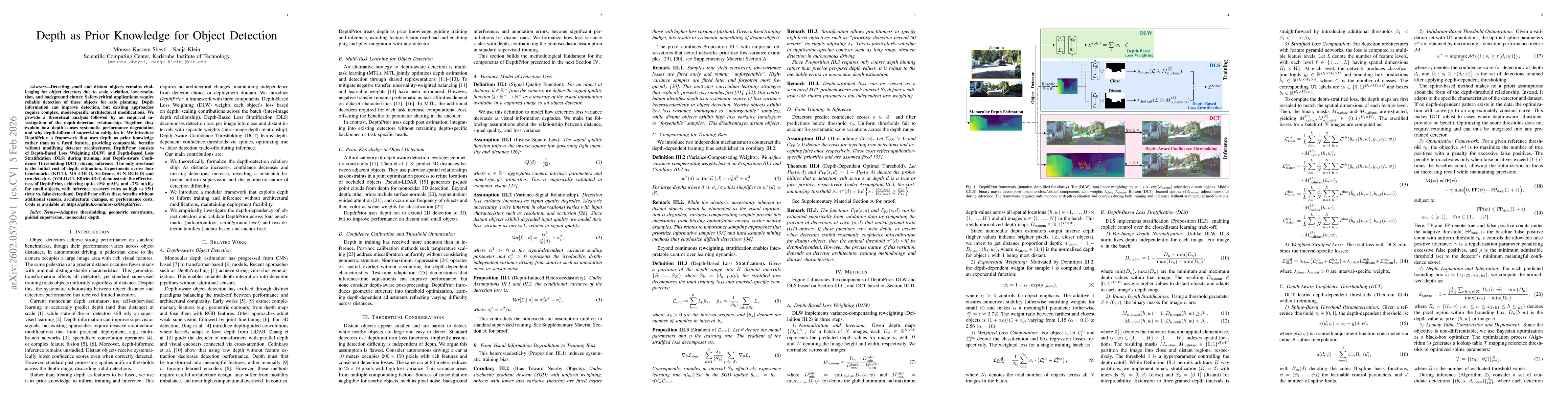Thumbnail for Depth as Prior Knowledge for Object Detection