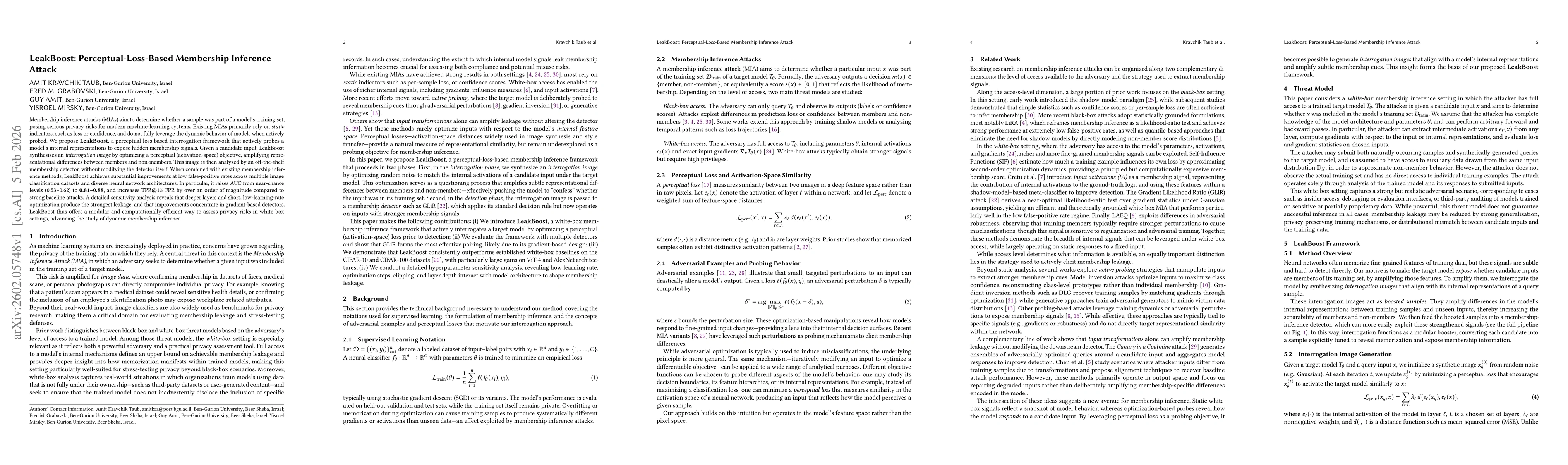 Thumbnail for LeakBoost: Perceptual-Loss-Based Membership Inference Attack