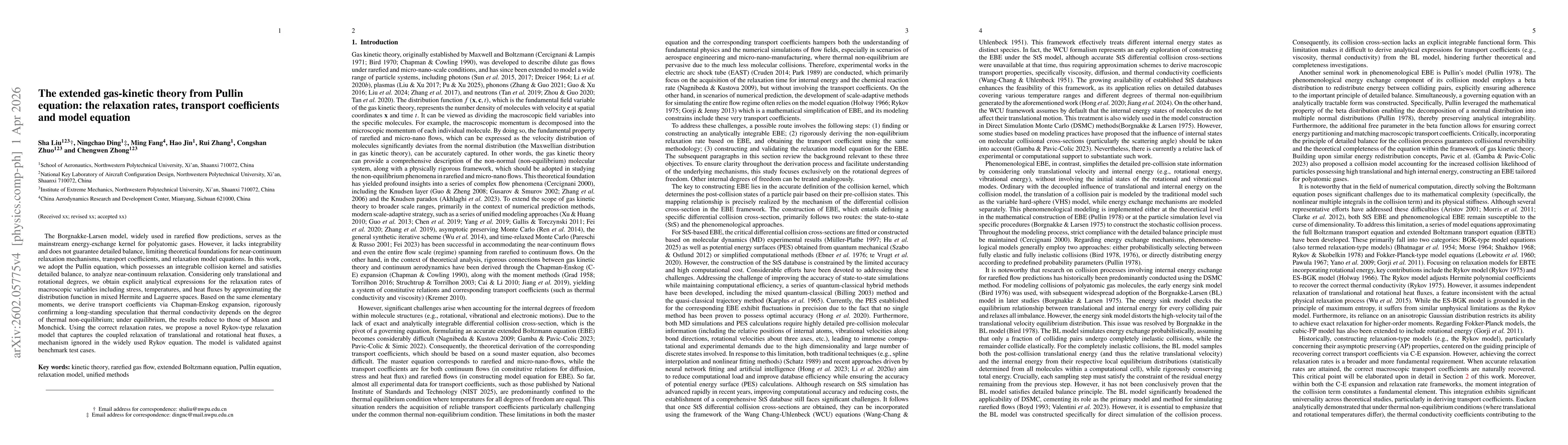 Thumbnail for The near-continuum mechanism for extended Boltzmann theory: the non-equilibrium relaxation