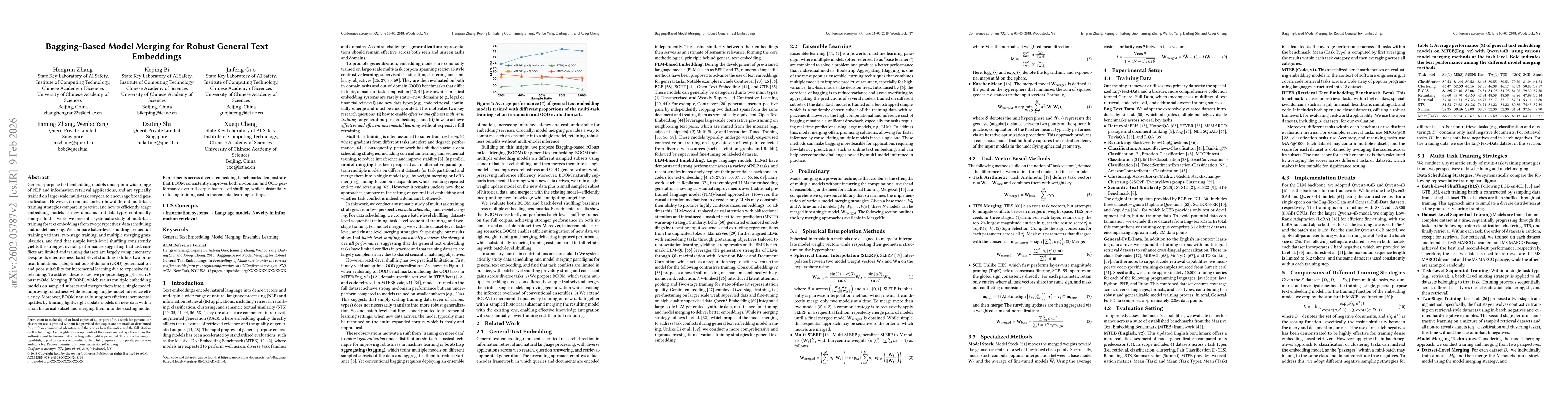 Thumbnail for Bagging-Based Model Merging for Robust General Text Embeddings