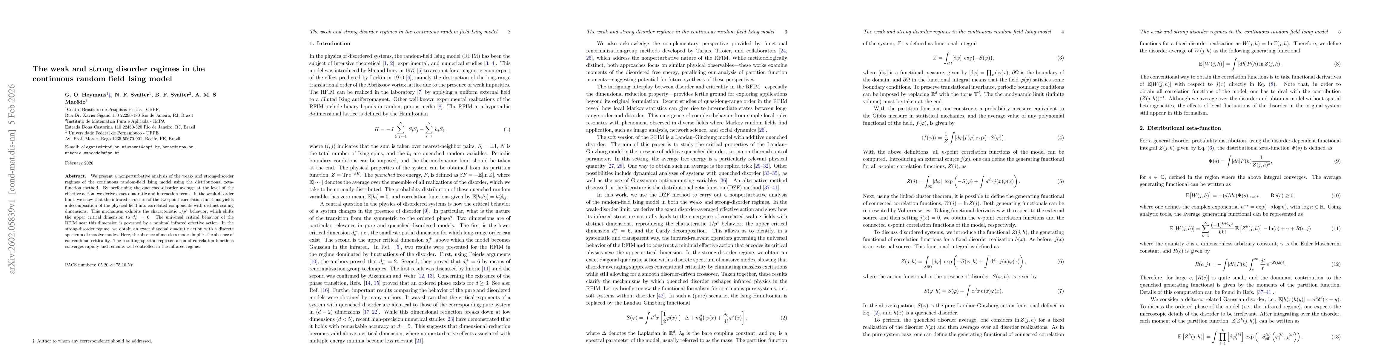 Thumbnail for The weak and strong disorder regimes in the continuous random field Ising model