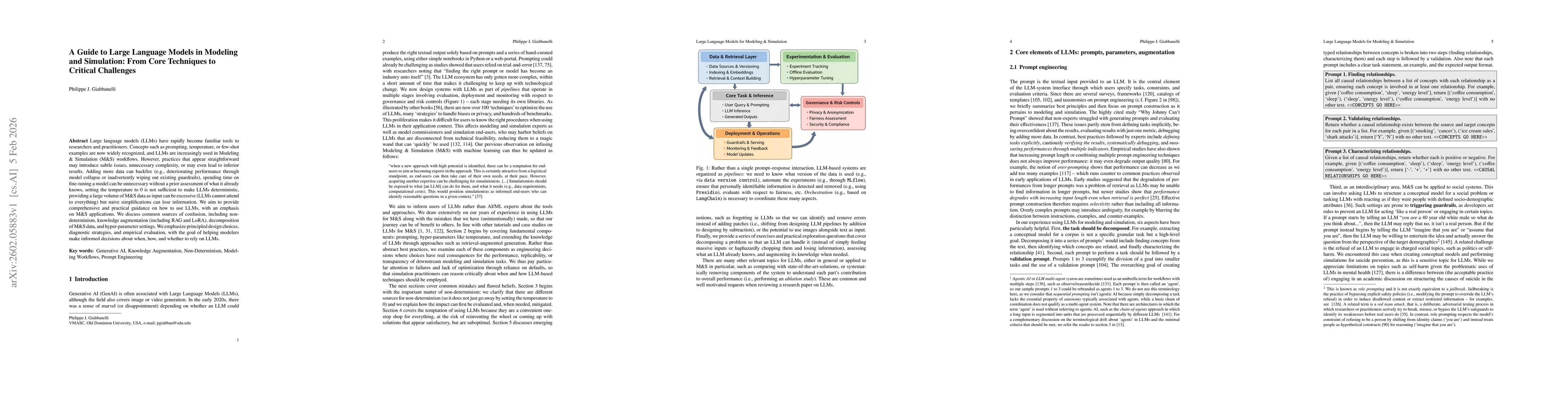 Thumbnail for A Guide to Large Language Models in Modeling and Simulation: From Core Techniques to Critical Challenges