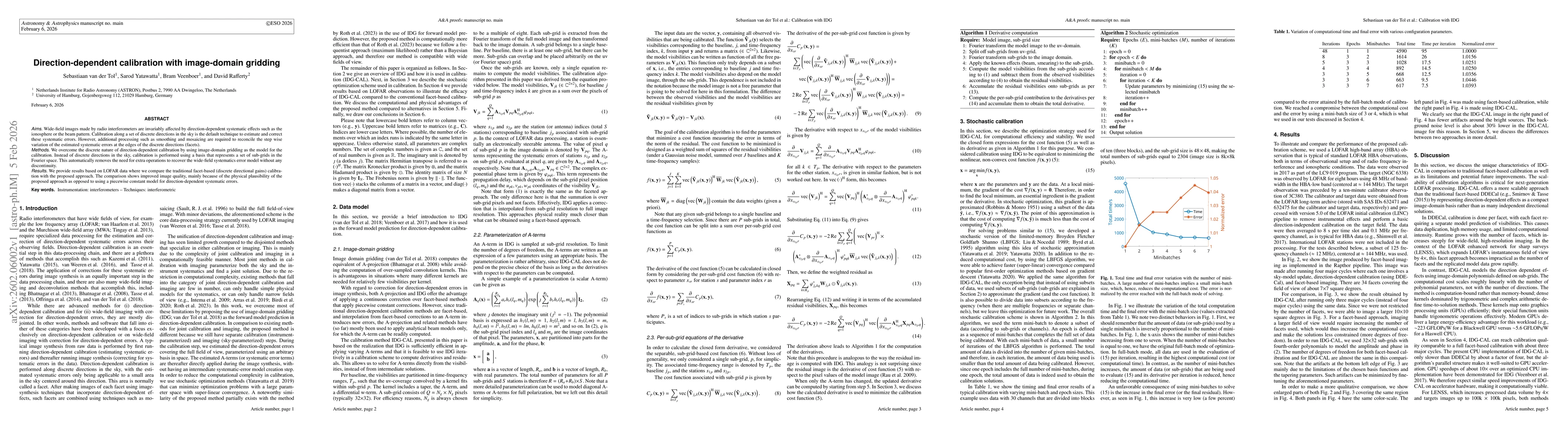 Thumbnail for Direction-dependent calibration with image-domain gridding