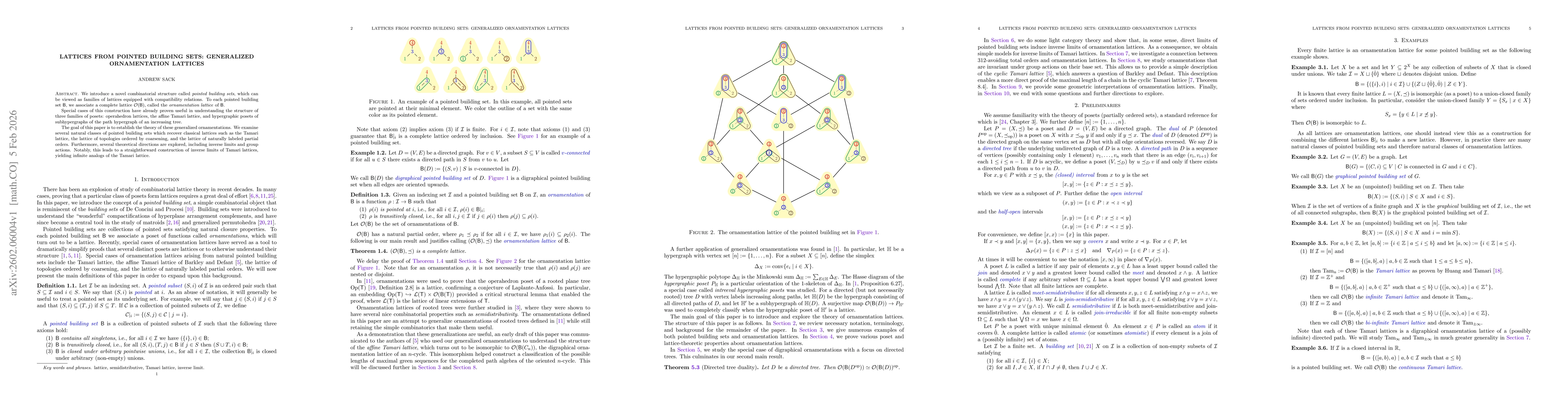 Thumbnail for Lattices from Pointed Building Sets: Generalized Ornamentation Lattices