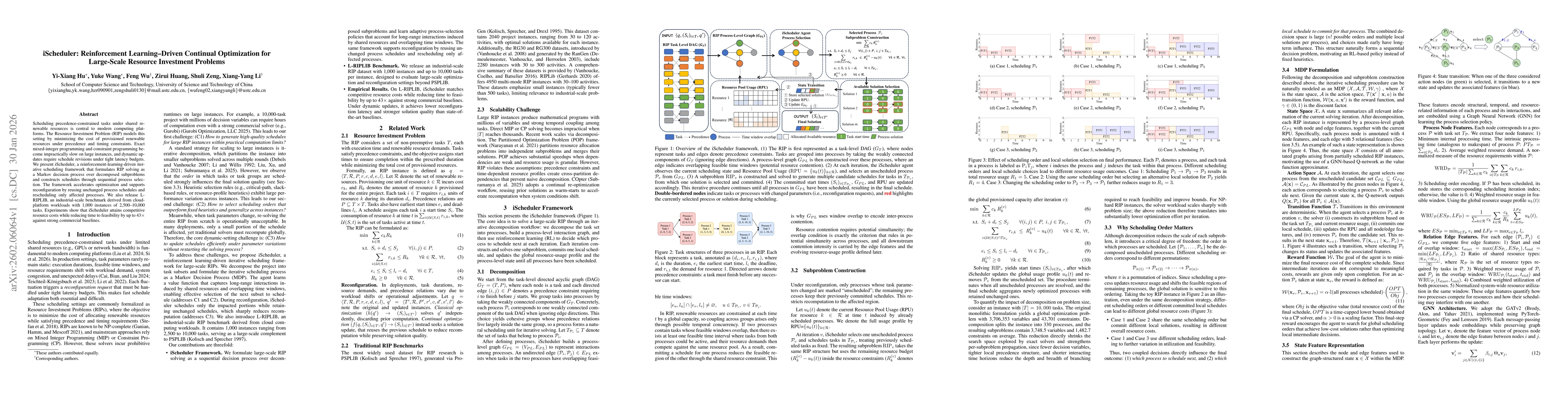 Thumbnail for iScheduler: Reinforcement Learning-Driven Continual Optimization for Large-Scale Resource Investment Problems