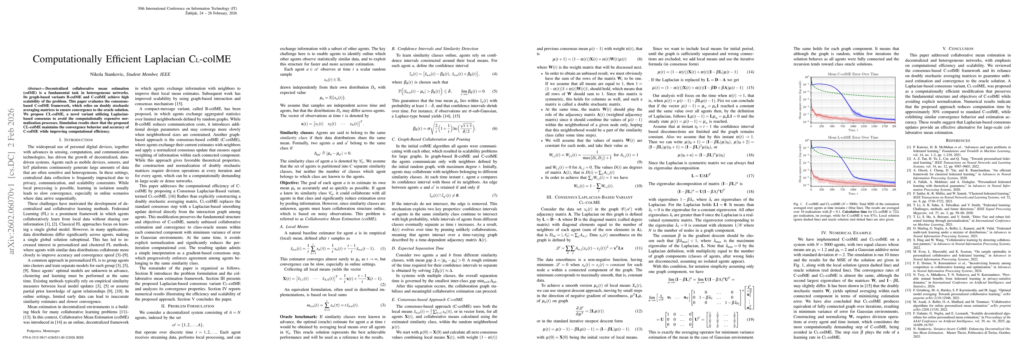 Thumbnail for Computationally Efficient Laplacian CL-colME