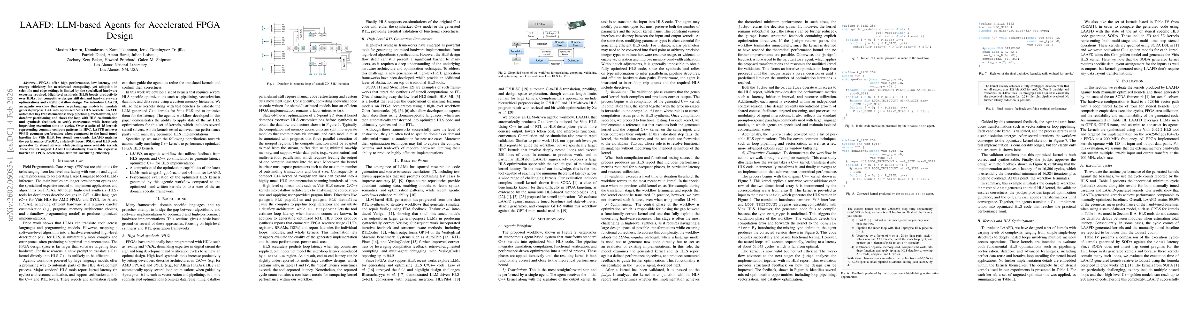 Thumbnail for LAAFD: LLM-based Agents for Accelerated FPGA Design