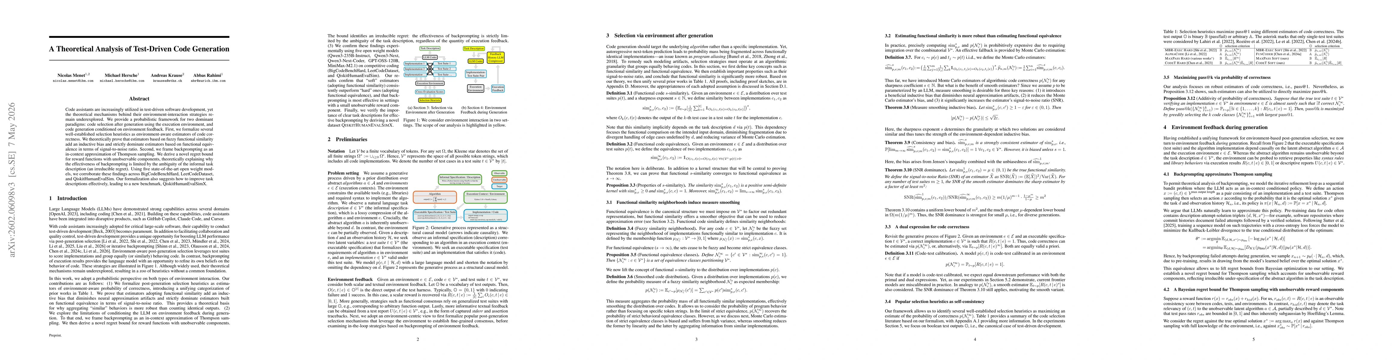 Thumbnail for Coding Agents with Environment Interaction: A Theoretical Perspective
