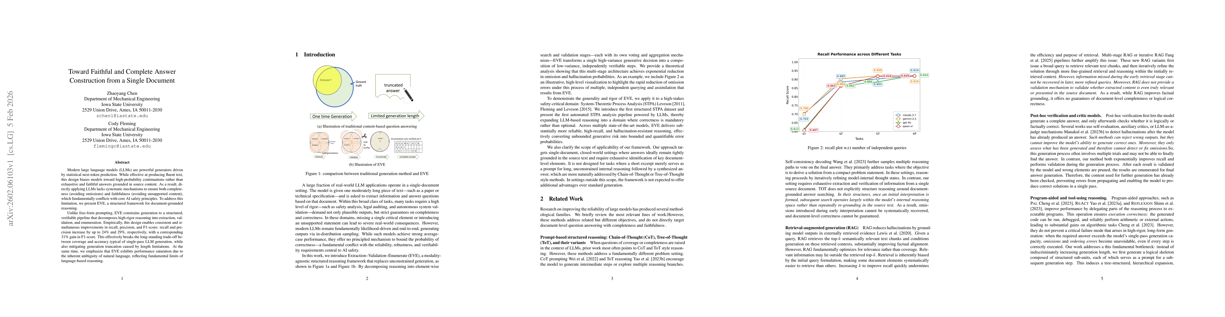 Thumbnail for Toward Faithful and Complete Answer Construction from a Single Document